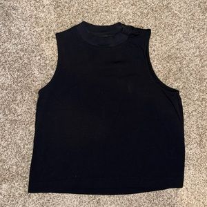 Black tank top